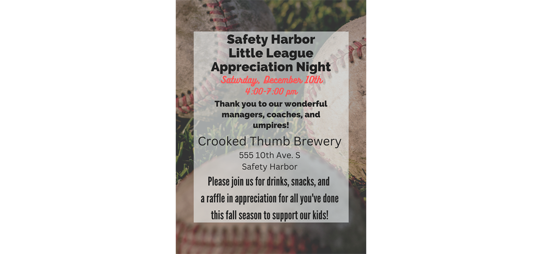 Safety Harbor Little League > Home